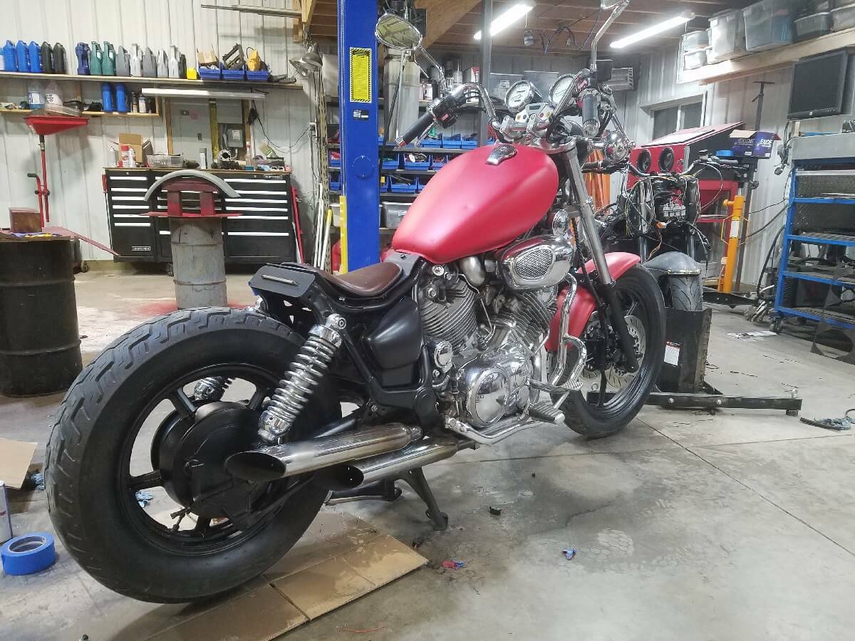 motorcycle project from salesperson levi nikkel