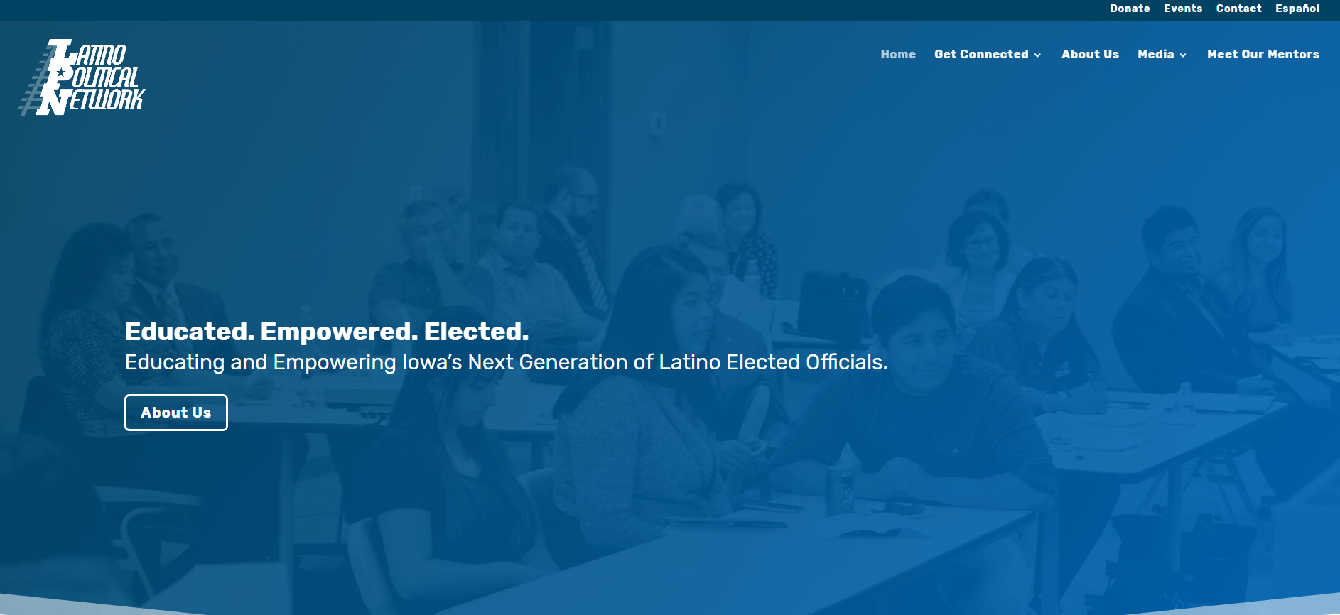 dsmhack 2018 webspec latino political network