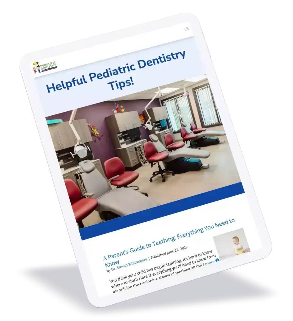 screenshot of pediatric dentistry tablet
