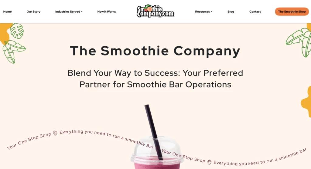 The Smoothie Company Screenshot